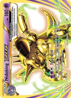 Nidoking BREAK card from Evolutions, number 46/108