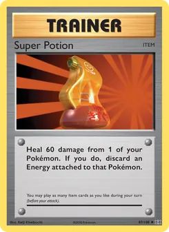 Super Potion card from Evolutions, number 87/108