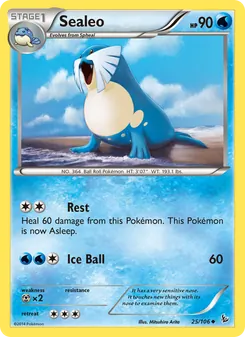Sealeo card from Flashfire, number 25/106