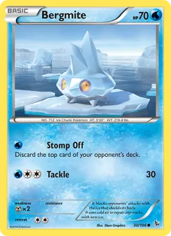 Bergmite card from Flashfire, number 30/106