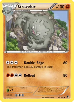 Graveler card from Flashfire, number 46/106