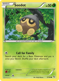 Seedot card from Flashfire, number 5/106