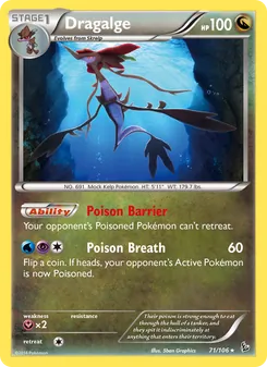 Dragalge card from Flashfire, number 71/106