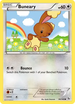 Buneary card from Flashfire, number 84/106