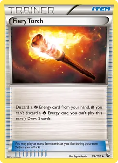 Fiery Torch card from Flashfire, number 89/106