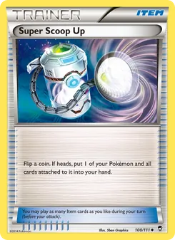 Super Scoop Up card from Furious Fists, number 100/111