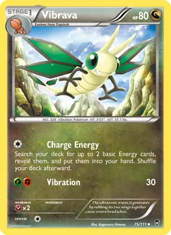 Vibrava card from Furious Fists, number 75/111