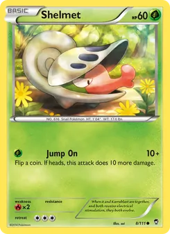 Shelmet card from Furious Fists, number 8/111