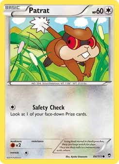 Patrat card from Furious Fists, number 84/111