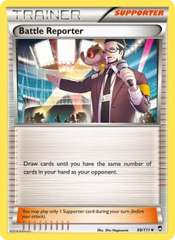 Battle Reporter card from Furious Fists, number 88/111