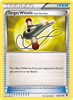 Target Whistle Team Flare Gear card from Phantom Forces, number 106/119