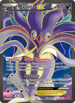 Malamar EX card from Phantom Forces, number 115/119