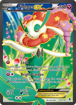 Florges EX card from Phantom Forces, number 116/119