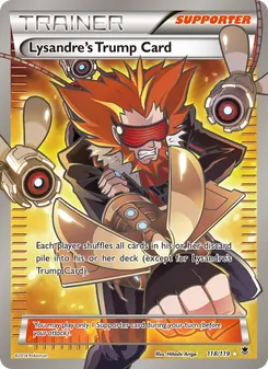 Lysandre's Trump Card card from Phantom Forces, number 118/119