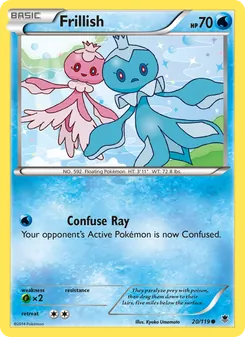 Frillish card from Phantom Forces, number 20/119