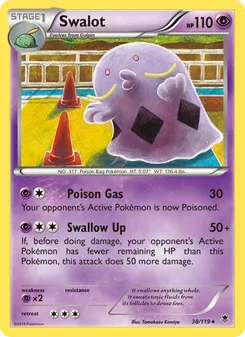 Swalot card from Phantom Forces, number 38/119