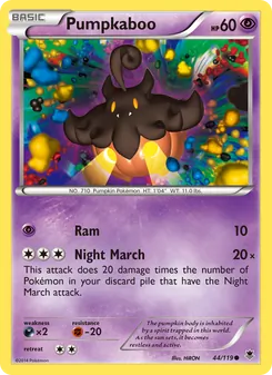 Pumpkaboo card from Phantom Forces, number 44/119