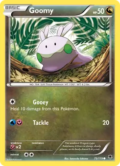 Goomy card from Phantom Forces, number 75/119