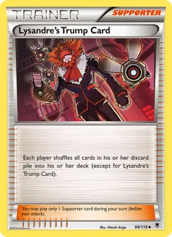 Lysandre's Trump Card card from Phantom Forces, number 99/119
