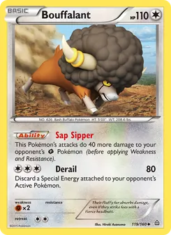 Bouffalant card from Primal Clash, number 119/160