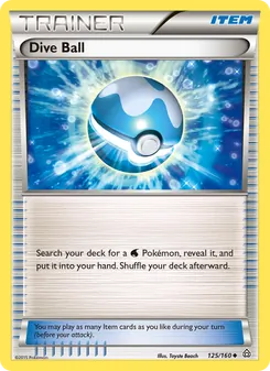 Dive Ball card from Primal Clash, number 125/160
