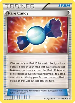 Rare Candy card from Primal Clash, number 135/160