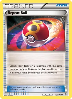 Repeat Ball card from Primal Clash, number 136/160