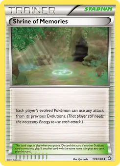Shrine of Memories card from Primal Clash, number 139/160