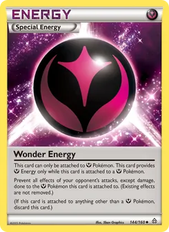 Wonder Energy card from Primal Clash, number 144/160