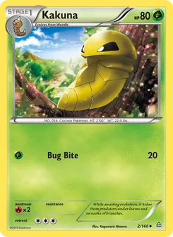 Kakuna card from Primal Clash, number 2/160