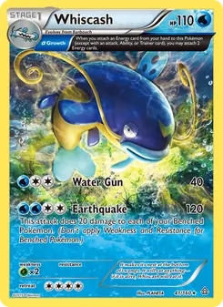 Whiscash card from Primal Clash, number 41/160