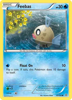 Feebas card from Primal Clash, number 43/160