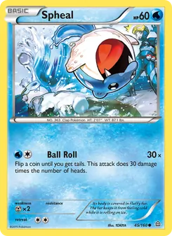 Spheal card from Primal Clash, number 45/160