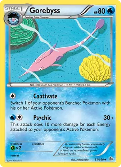 Gorebyss card from Primal Clash, number 51/160