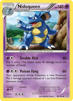 Nidoqueen card from Primal Clash, number 68/160
