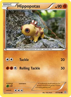 Hippopotas card from Primal Clash, number 87/160