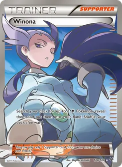 Winona card from Roaring Skies, number 108/108