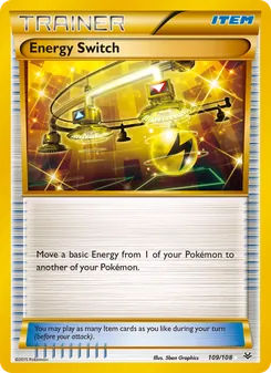 Energy Switch card from Roaring Skies, number 109/108
