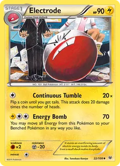 Electrode card from Roaring Skies, number 22/108