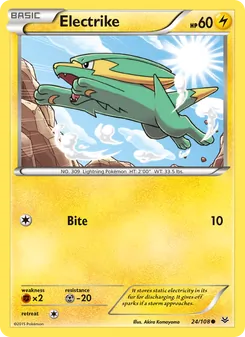 Electrike card from Roaring Skies, number 24/108