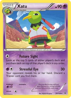 Xatu card from Roaring Skies, number 29/108