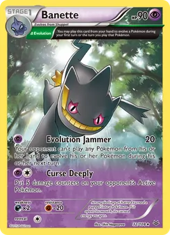 Banette card from Roaring Skies, number 32/108