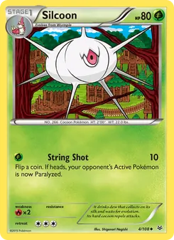 Silcoon card from Roaring Skies, number 4/108