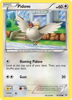 Pidove card from Roaring Skies, number 78/108