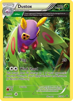 Dustox card from Roaring Skies, number 8/108