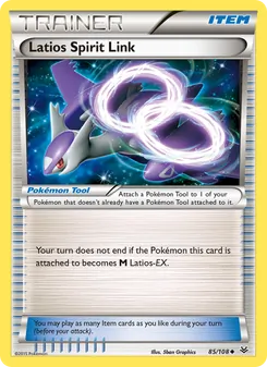 Latios Spirit Link card from Roaring Skies, number 85/108