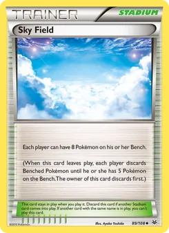 Sky Field card from Roaring Skies, number 89/108