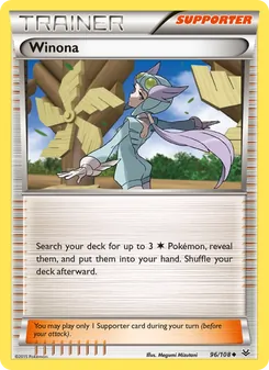 Winona card from Roaring Skies, number 96/108