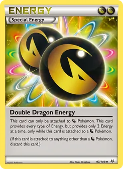 Double Dragon Energy card from Roaring Skies, number 97/108