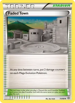 Faded Town card from Ancient Origins, number 73/98